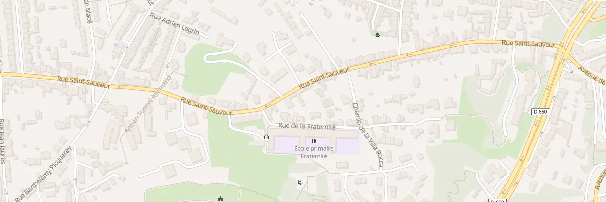 Plan du 75 Rue Saint Sauveur à Cherbourg-en-Cotentin