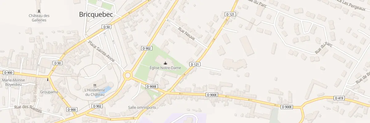 Plan du 1 Rue Pierre Lefillastre à Bricquebec-en-Cotentin