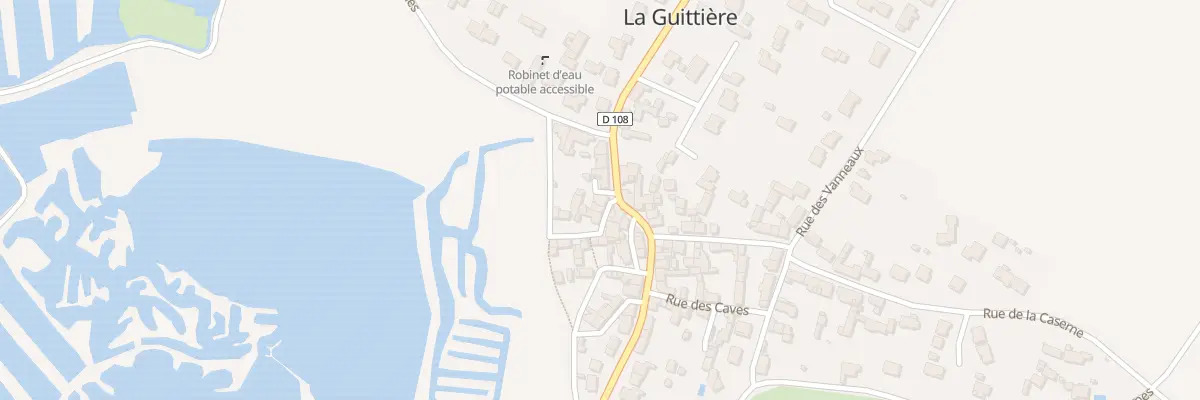 Plan du 2544 Rue du port de la guittière à Talmont-Saint-Hilaire