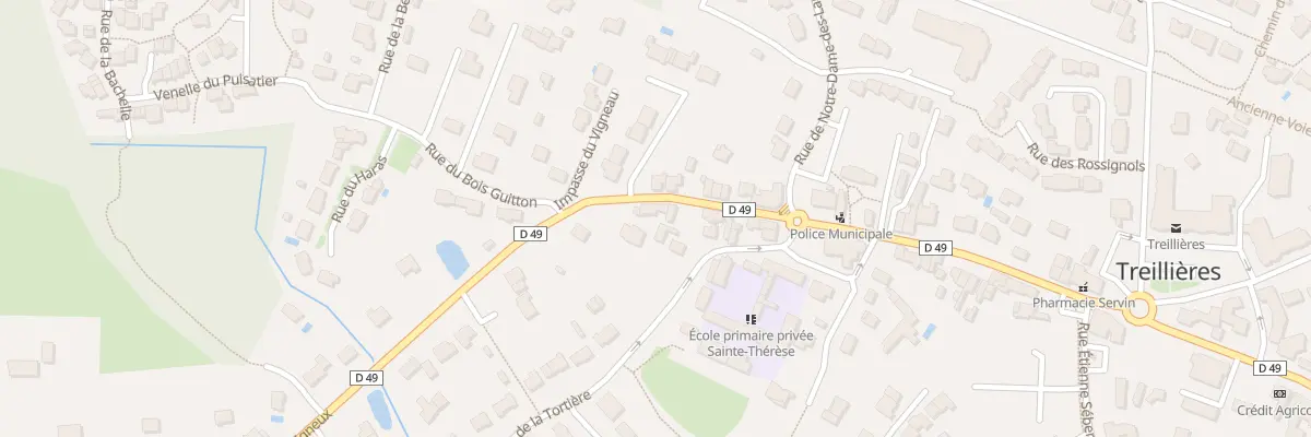 Plan du 17 Rue de vigneux à Treillières