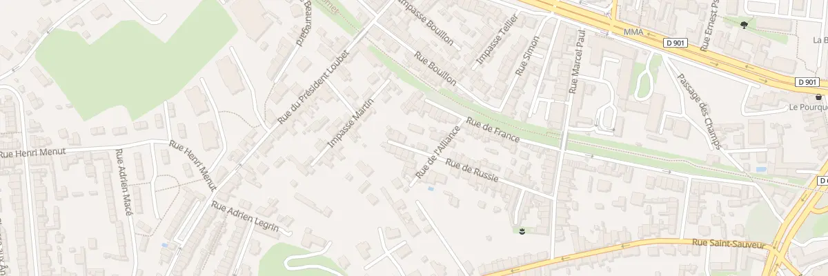 Plan du 38 Rue de Russie à Cherbourg-en-Cotentin