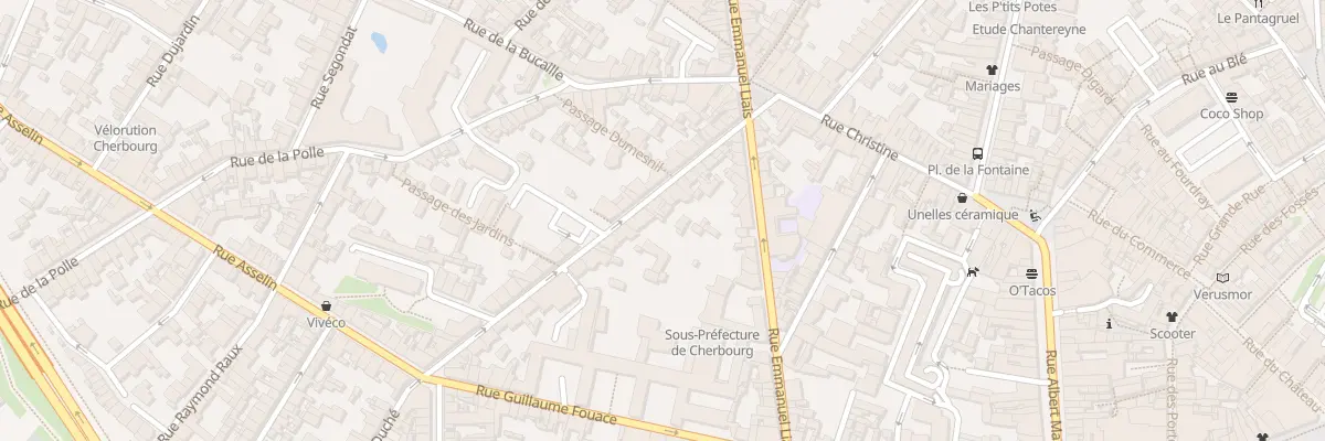 Plan du 27 Rue de la Duché à Cherbourg-en-Cotentin