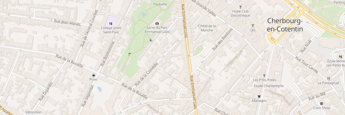 Plan du 19 Rue de la Comédie à Cherbourg-en-Cotentin