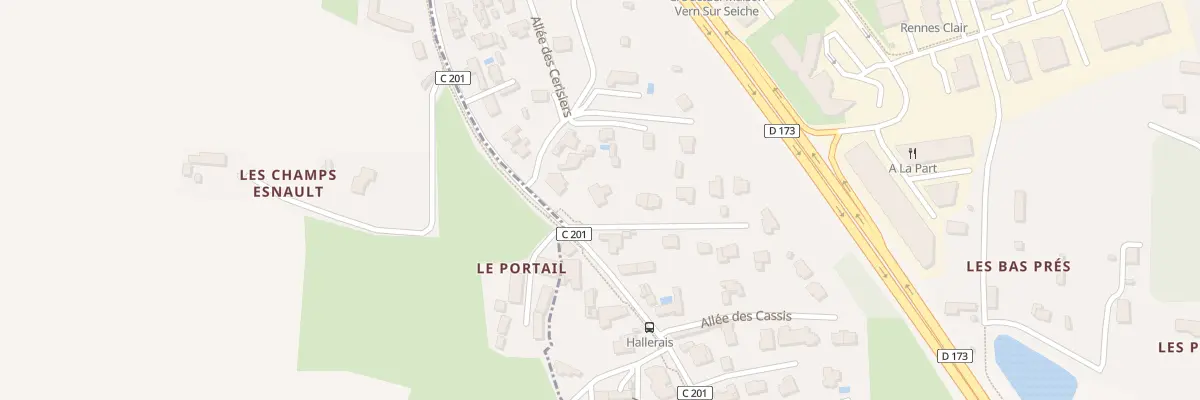 Plan du 1 All des Pruniers à Vern-sur-Seiche