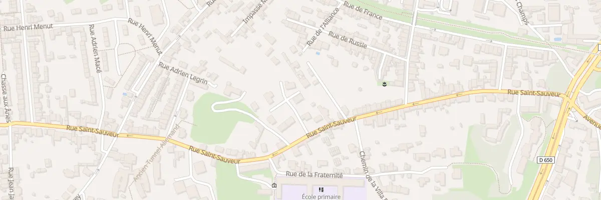 Plan du 86 Rue Saint Sauveur à Cherbourg-en-Cotentin