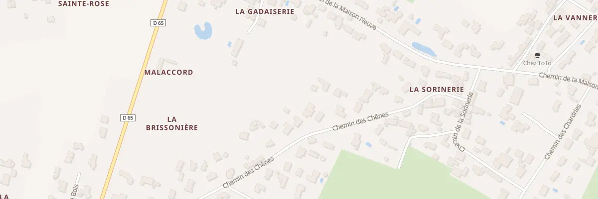 Plan du 25B Che des Chênes à Saint-Philbert-de-Grand-Lieu
