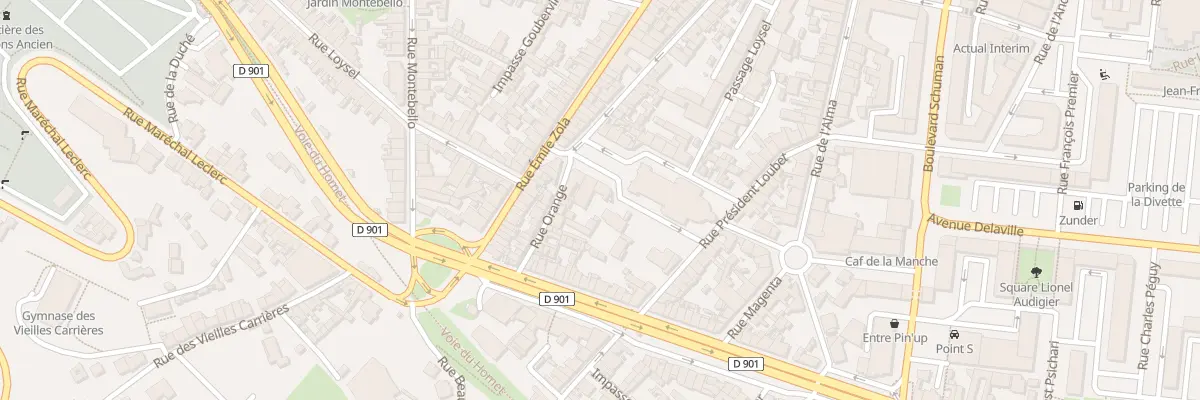 Plan du 6 Rue Notre Dame du Voeu à Cherbourg-en-Cotentin