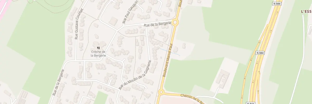 Plan du 13 Rue du Moulin de la Gagnerie à Saint-Herblain