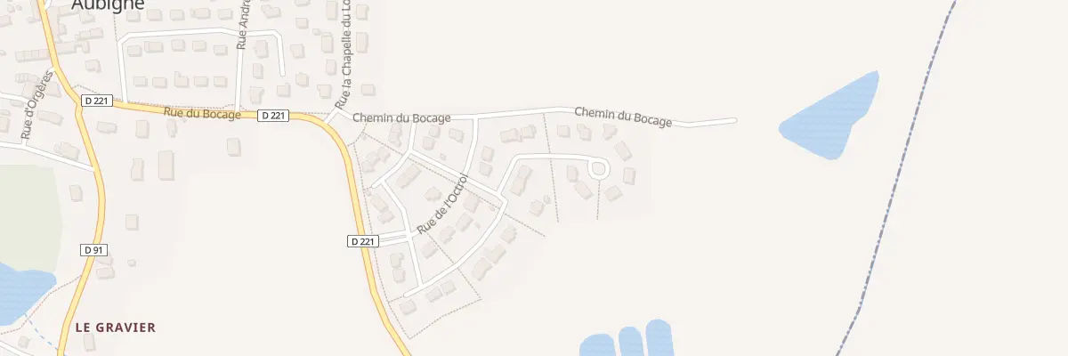 Plan du 18 Rue de la Haute Justice à Aubigné