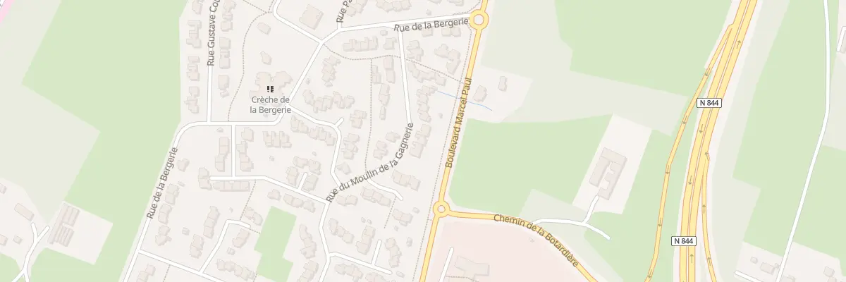 Plan du 21 Rue du Moulin de la Gagnerie à Saint-Herblain