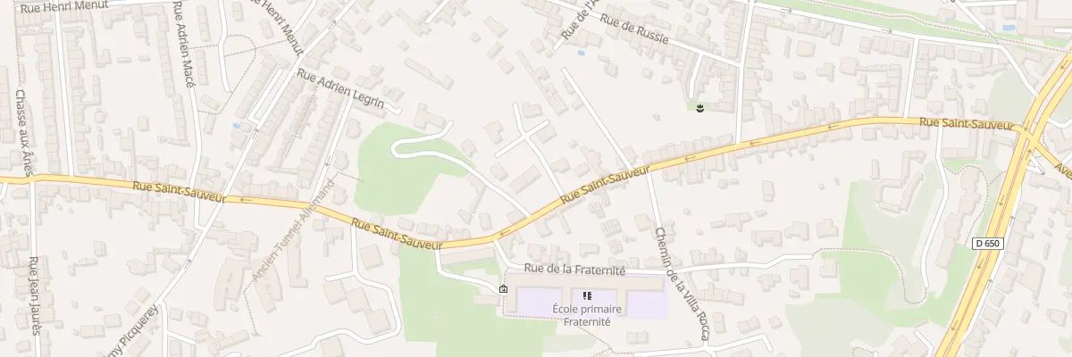 Plan du 92 Rue Saint Sauveur à Cherbourg-en-Cotentin
