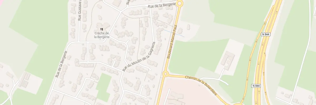 Plan du 23 Rue du Moulin de la Gagnerie à Saint-Herblain