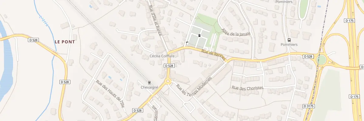 Plan du 4B Rue de Rennes à Chevaigné