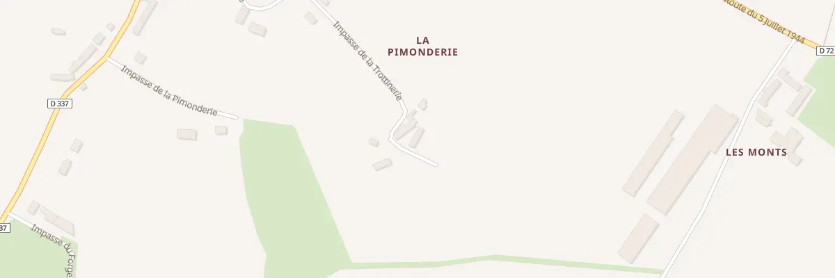 Plan du 7 Imp de la Trottinerie à La Haye