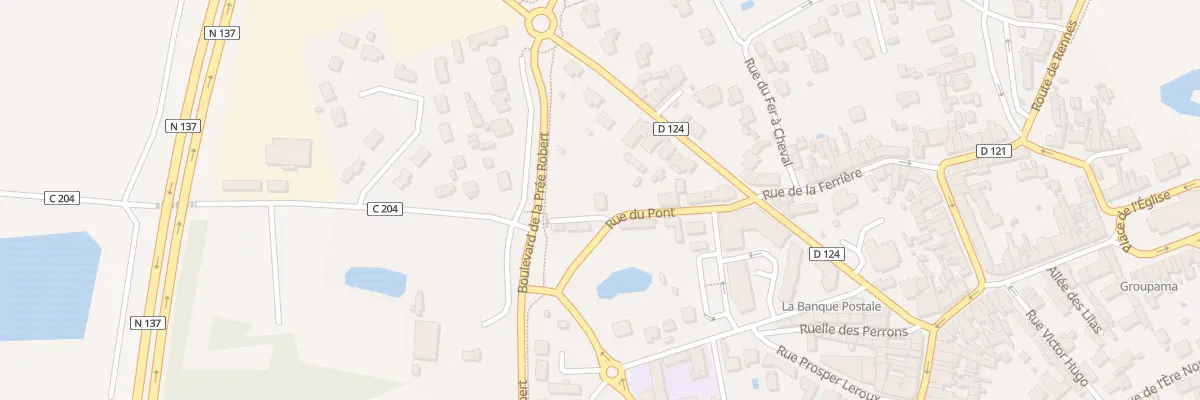 Plan du 5 Rue du Pont à Nozay