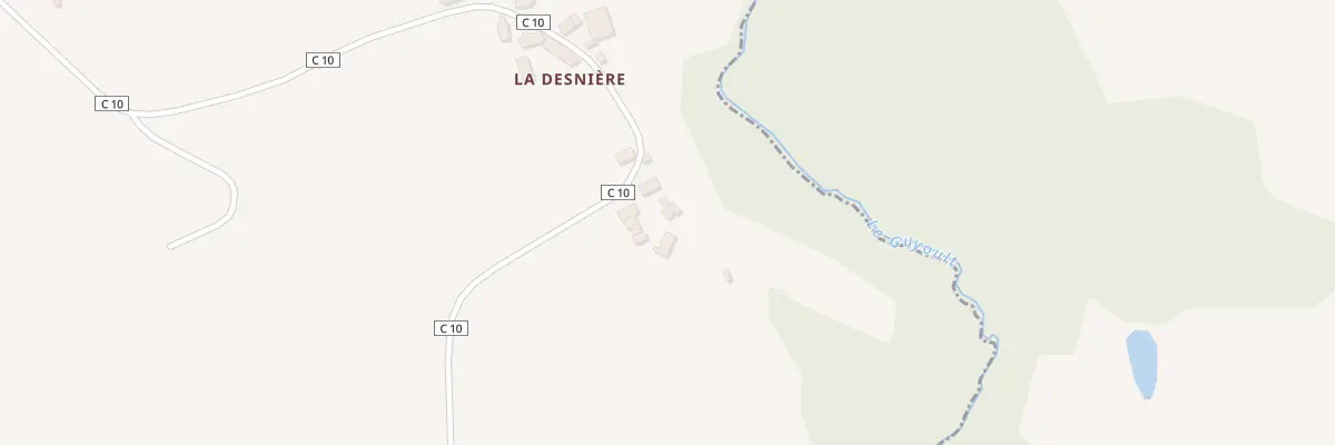 Plan du 31 La Desniere à Broualan