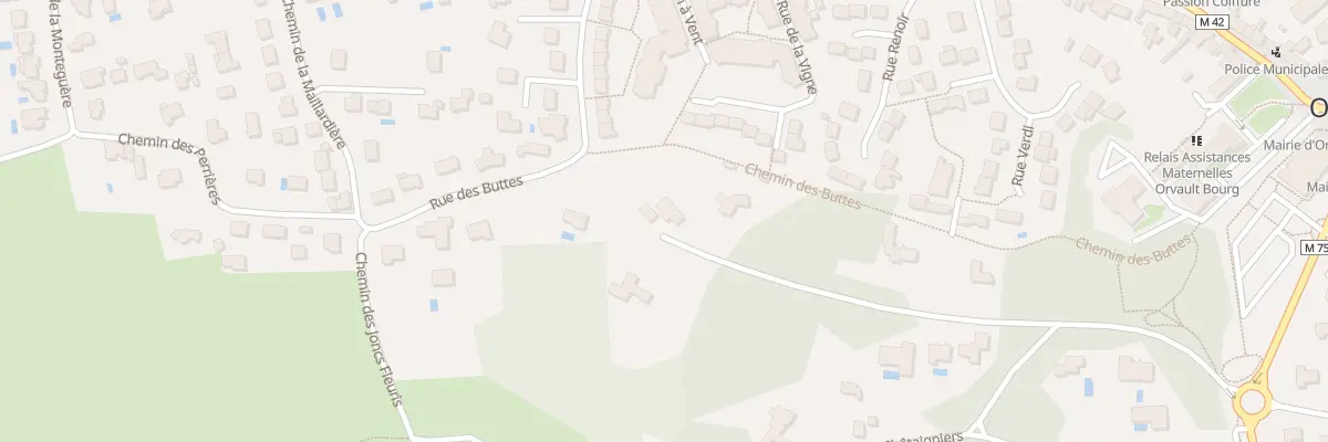 Plan du 10 Av de la Grée à Orvault
