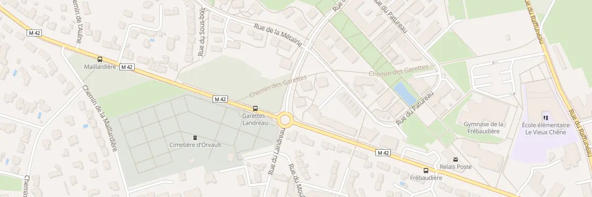 Plan du 3 Rue du Patureau à Orvault