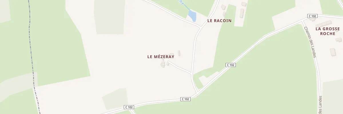 Plan du 5208 Le Mezeray à Saint-Marcan