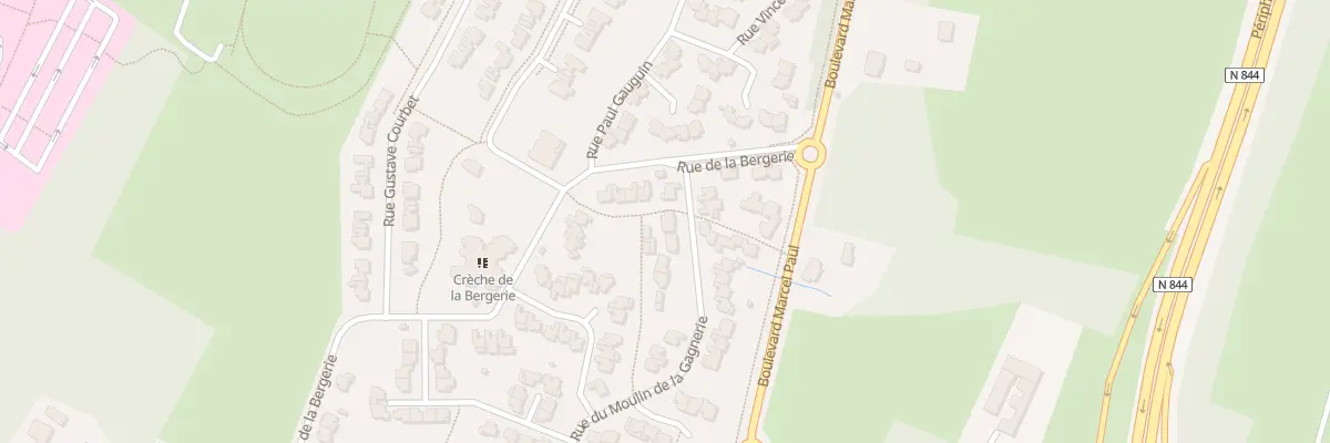 Plan du 4 Rue du Moulin de la Gagnerie à Saint-Herblain