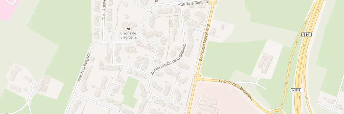 Plan du 22 Rue du Moulin de la Gagnerie à Saint-Herblain