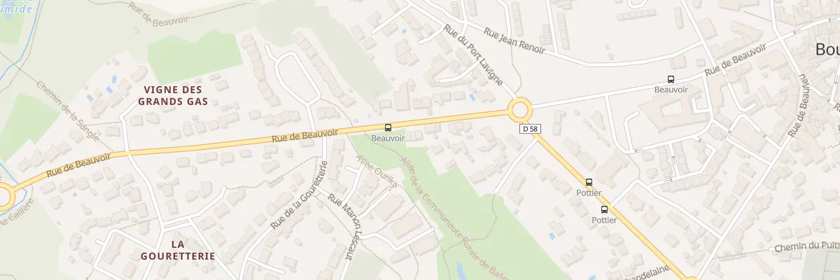 Plan du 22 Rue de Beauvoir à Bouguenais
