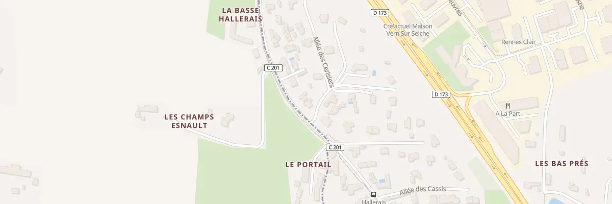 Plan du 60 Rue de la Hallerais à Vern-sur-Seiche