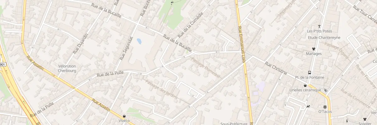 Plan du 3 Rue de la Polle à Cherbourg-en-Cotentin