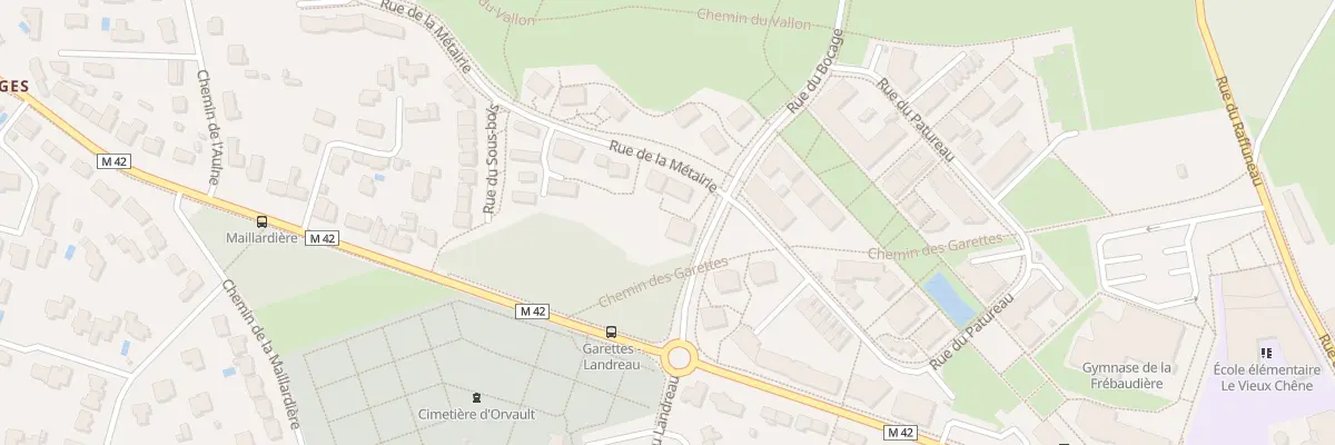 Plan du 1 Rue du Bocage à Orvault