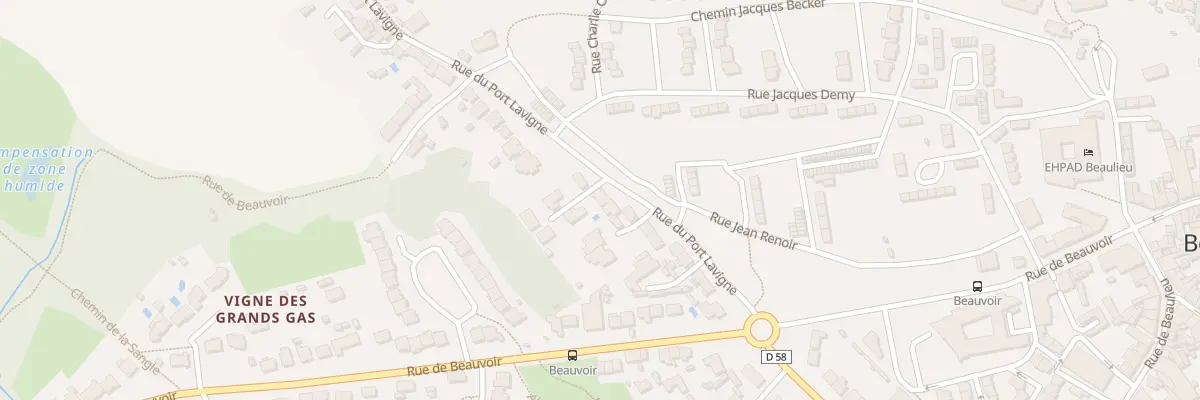 Plan du 22 Rue de Port Lavigne à Bouguenais
