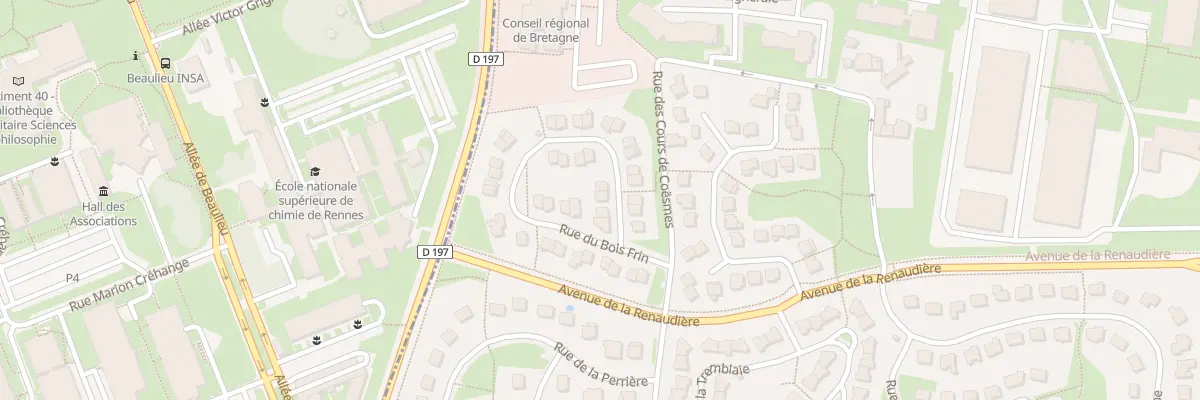 Plan du 5 Rue du Bois Frin à Cesson-Sévigné
