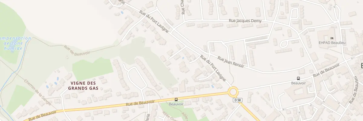 Plan du 20 Rue de Port Lavigne à Bouguenais