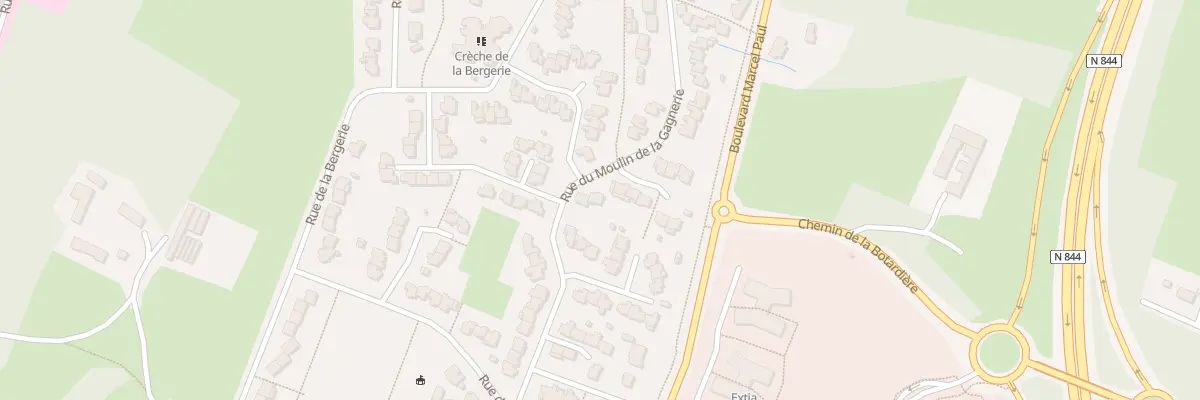 Plan du 27 Rue du Moulin de la Gagnerie à Saint-Herblain