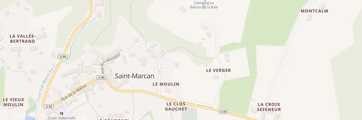 Plan du 5 Le Moulin à Saint-Marcan