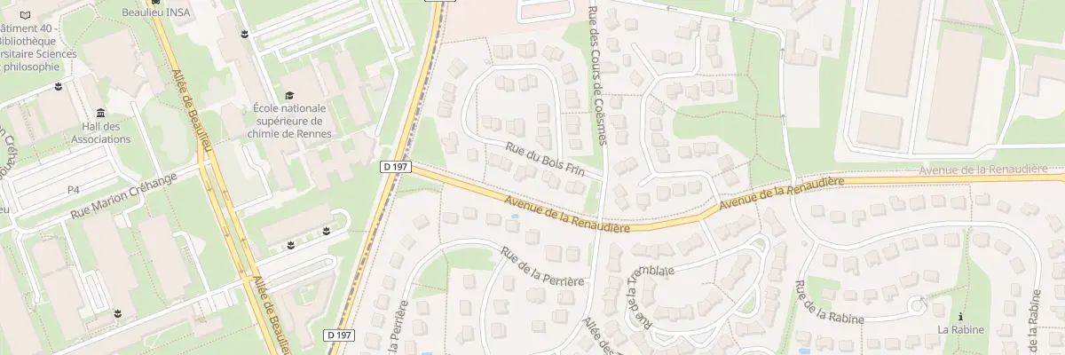 Plan du 54 Rue du Bois Frin à Cesson-Sévigné