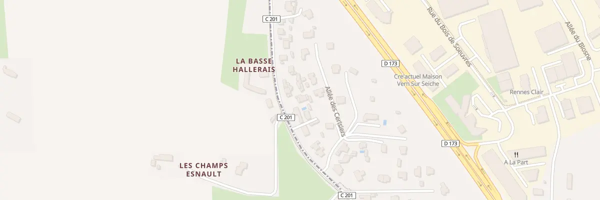 Plan du 66 Rue de la Hallerais à Vern-sur-Seiche