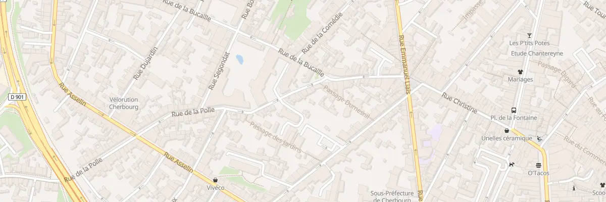 Plan du 11 Rue de la Polle à Cherbourg-en-Cotentin