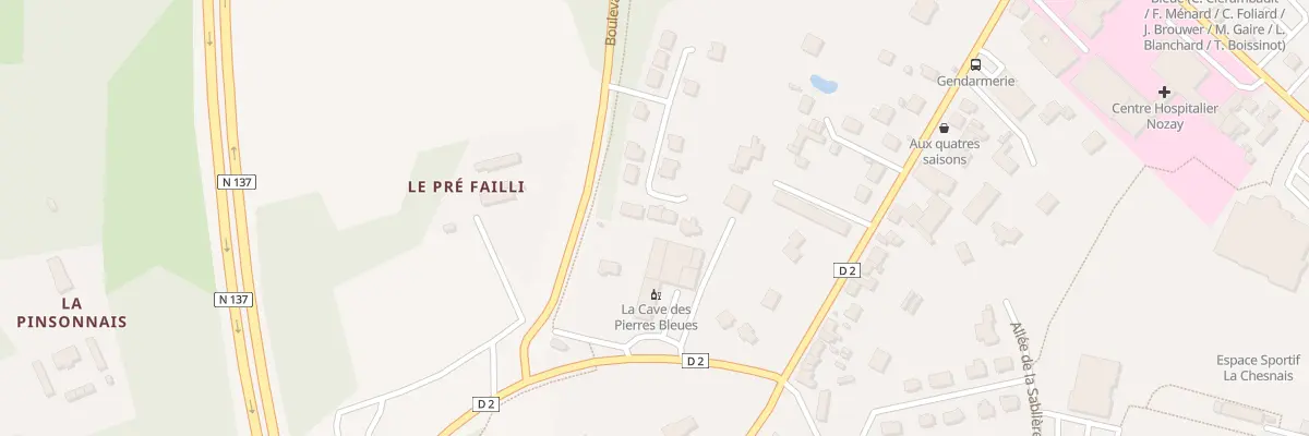 Plan du 4 Rue des Ajoncs à Nozay