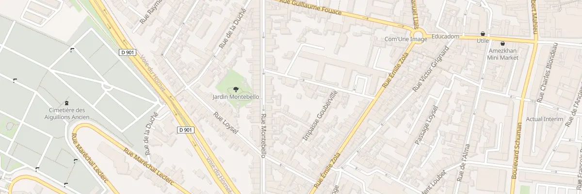 Plan du 25 Rue Gibert à Cherbourg-en-Cotentin