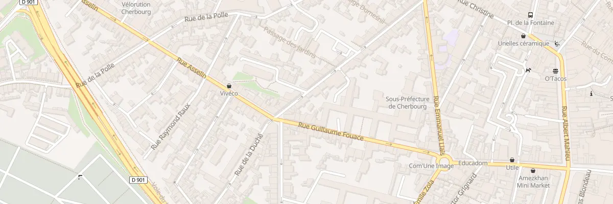 Plan du 53 Rue de la Duché à Cherbourg-en-Cotentin