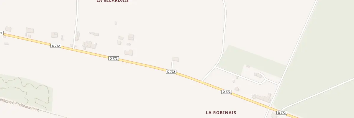 Plan du 1 La Robinais à Bain-de-Bretagne