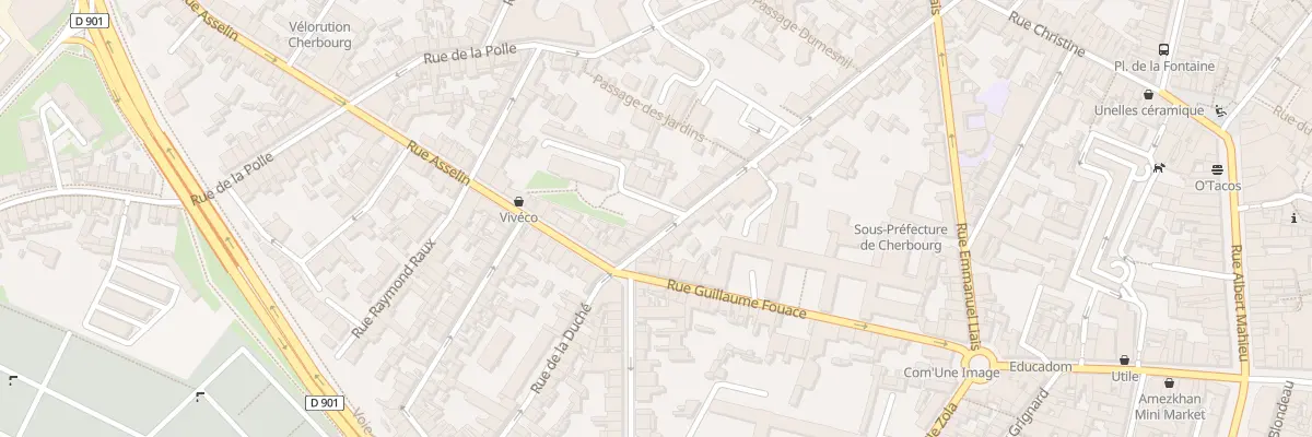 Plan du 52 Rue de la Duché à Cherbourg-en-Cotentin