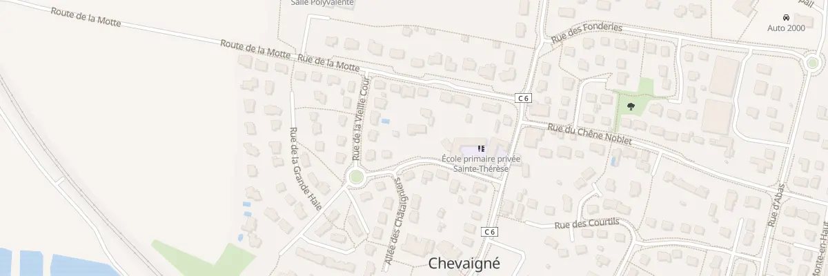 Plan du 8 Rue de la Vieille Cour à Chevaigné