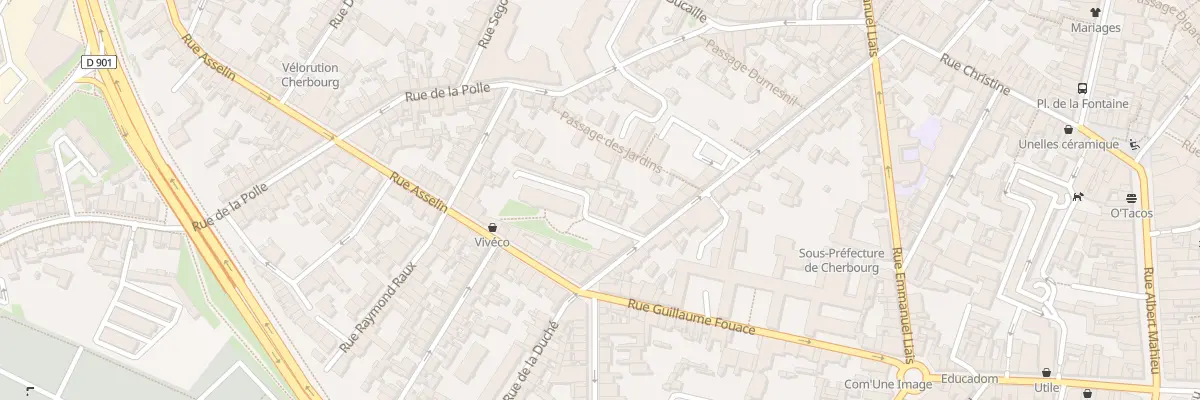 Plan du 48B Rue de la Duché à Cherbourg-en-Cotentin