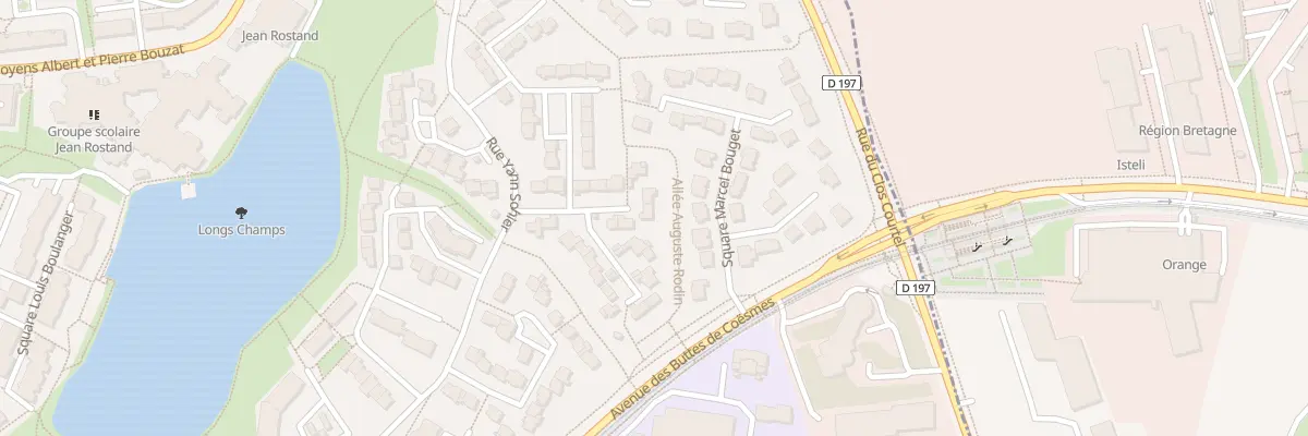 Plan du 34 Sq Colonel Rémy à Rennes