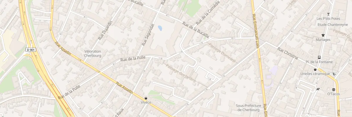 Plan du 27 Rue de la Polle à Cherbourg-en-Cotentin