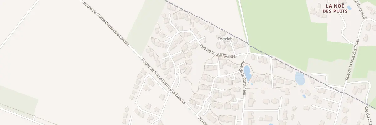 Plan du 8 Rue de la guinguette à Treillières