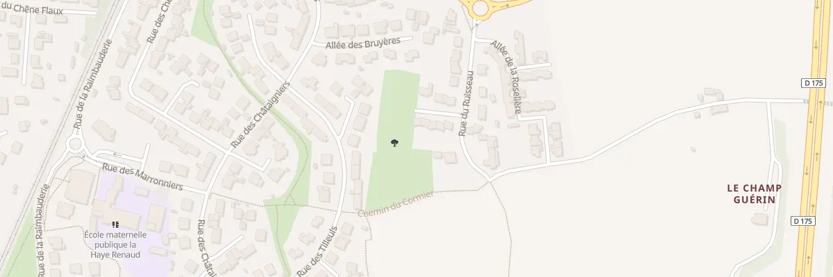 Plan du 9 All de la Cressonnière à Betton