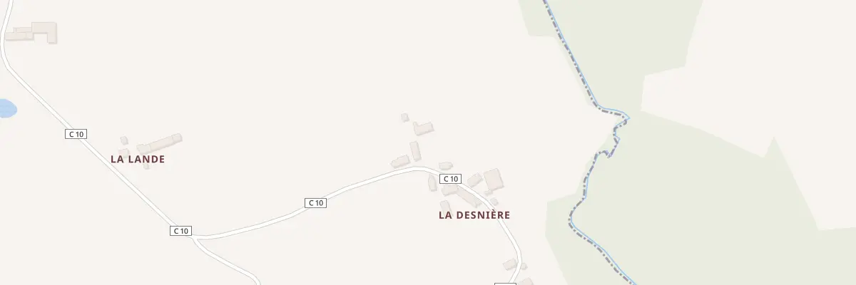 Plan du 5016 La Desniere à Broualan