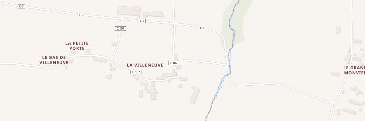 Plan du 9002 Villeneuve à Broualan